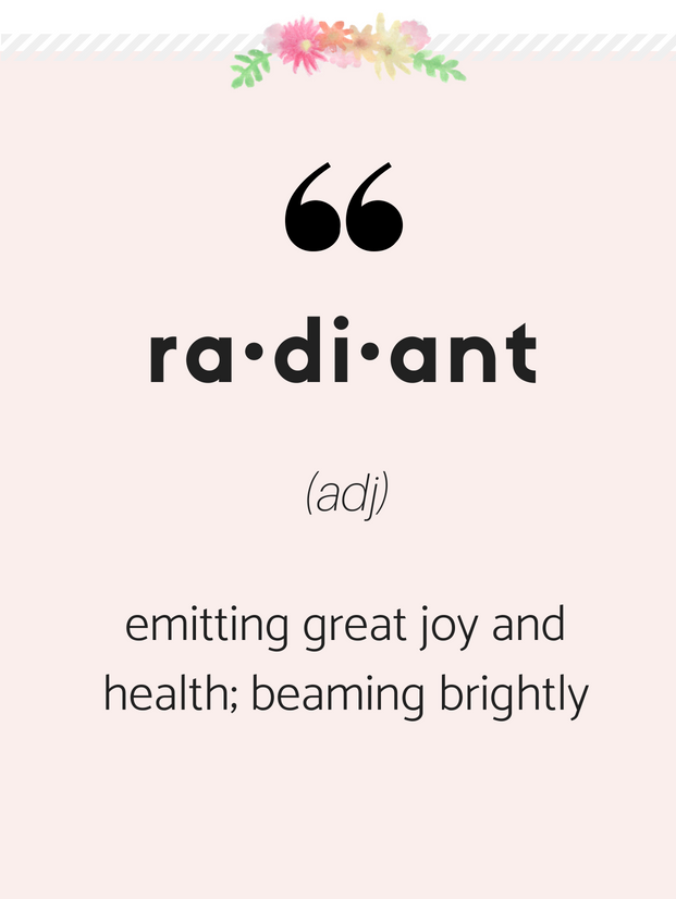 radiant definition