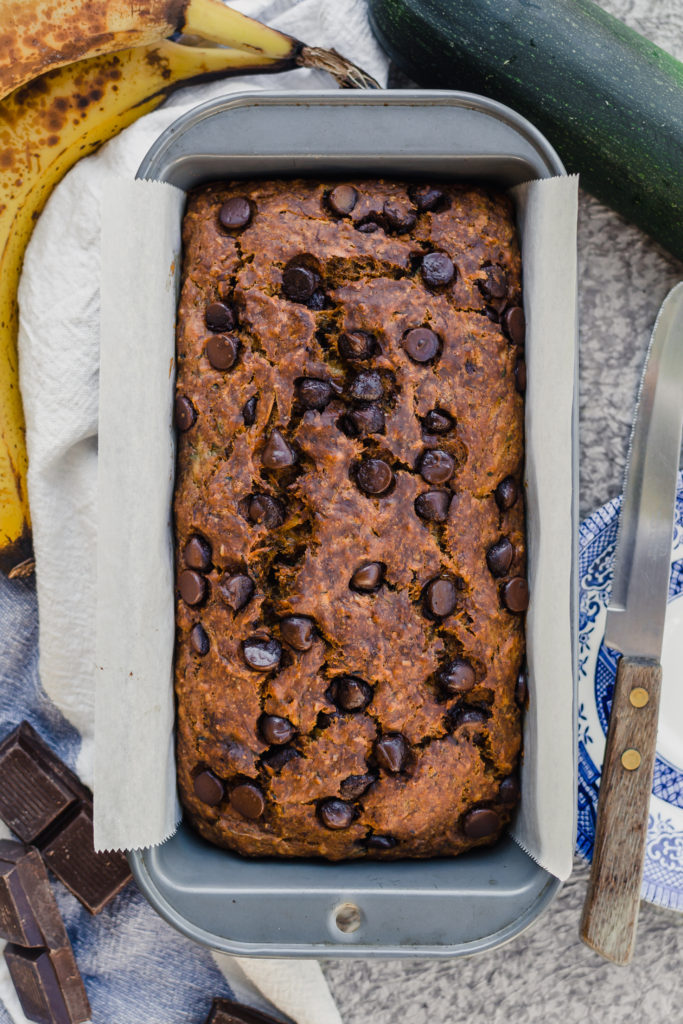 Vegan Banana Zucchini Bread - Radiant Rachels